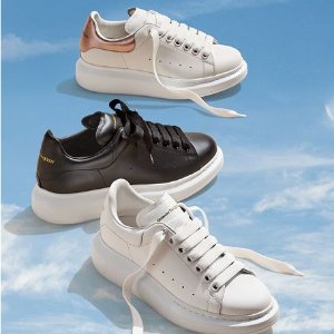 超后一天：Alexander McQueen 时尚专场 $167收燕子小白鞋