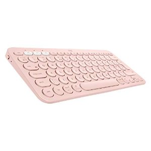 Logitech超粉嫩的无线键盘K380 无线键盘 粉色