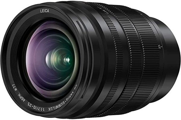 Leica DG Vario-Summilux 10-25mm f/1.7 ASPH Micro Four Thirds Standard Zoom Lens, Black (H-X1025GC)