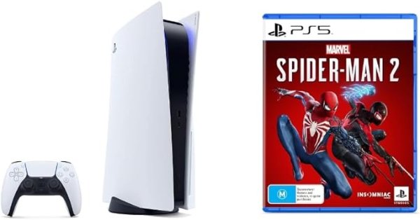 PS5主机 + 漫威蜘蛛侠2套装
