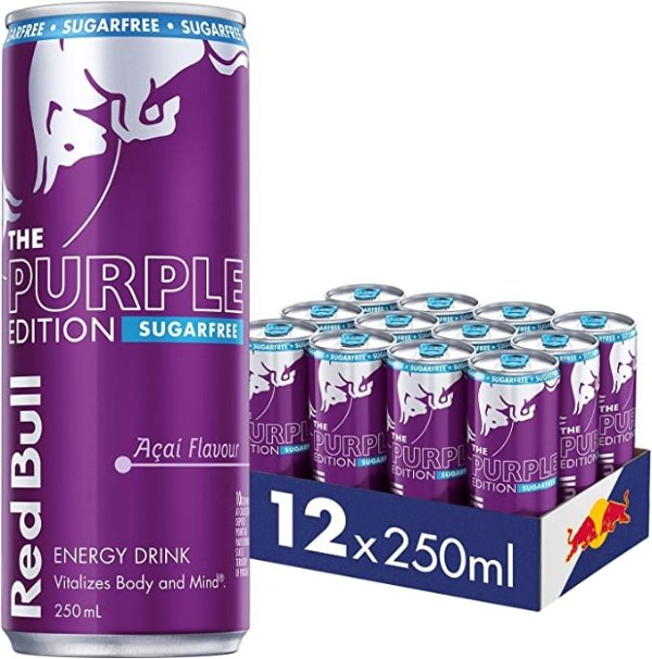 红牛能量饮料 Purple Edition,, 250mlx12