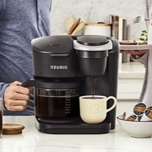 Keurig K-Duo 单杯胶囊+12杯咖啡壶 二合一咖啡机