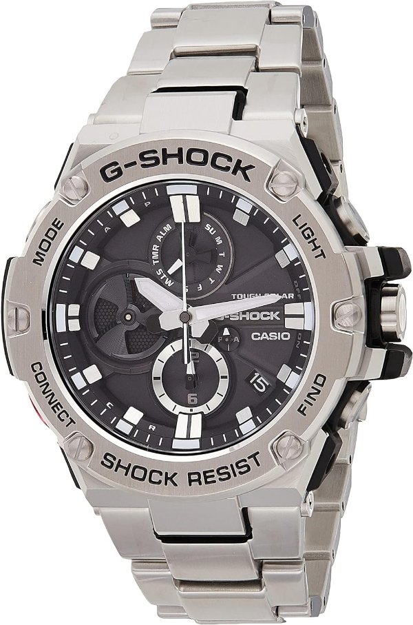 G-Shock G-Steel 银色腕表