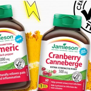 Jamieson健美生官网 草本系列保健热促 $17.49收蔓越莓60粒
