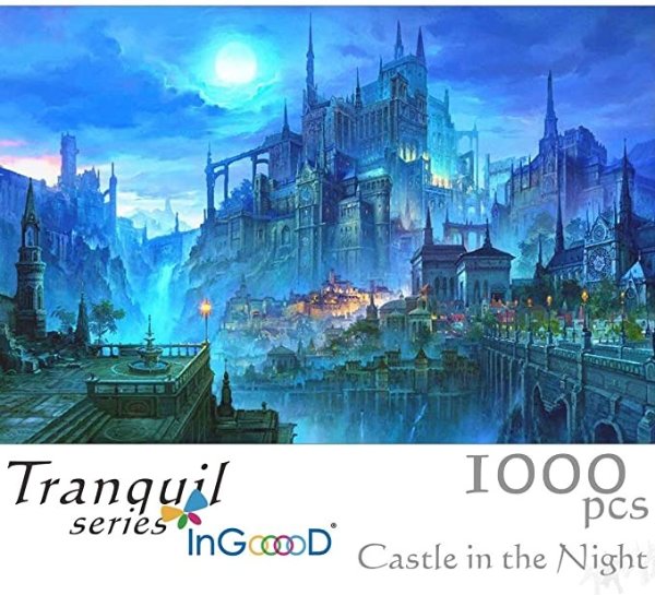 夜晚的城堡-1000片