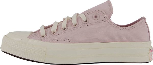 藕粉色帆布鞋