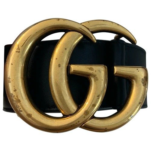 GG Buckle leather belt 12 Gucci