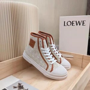 Loewe官网 大促鞋靴专场 封面同款高帮帆布鞋€295