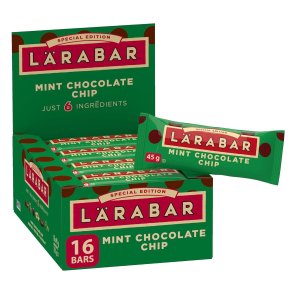 史低价：LÄRABAR 薄荷味坚果巧克力能量棒 16条 共720g