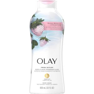 Olay补货！！！白草莓薄荷沐浴露650ml