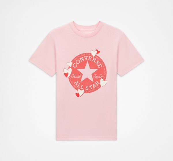 粉色logo短袖
