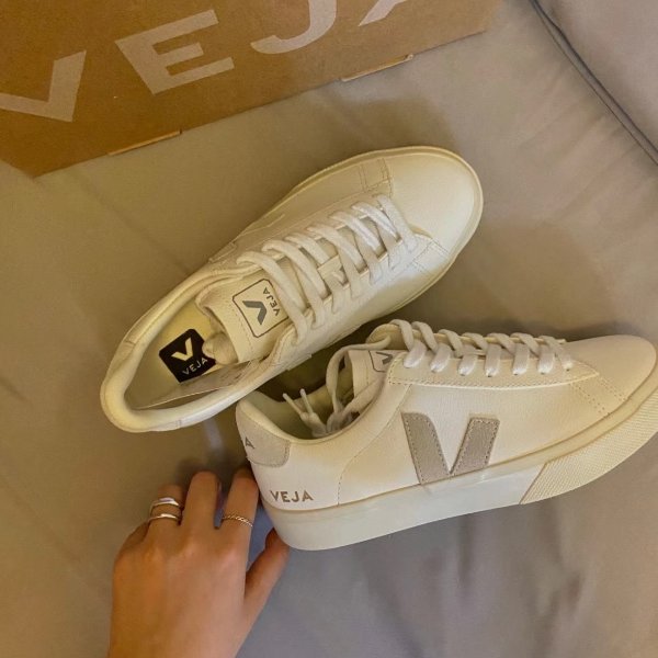 VEJA Baskets Campo en cuir Blanc 150.00