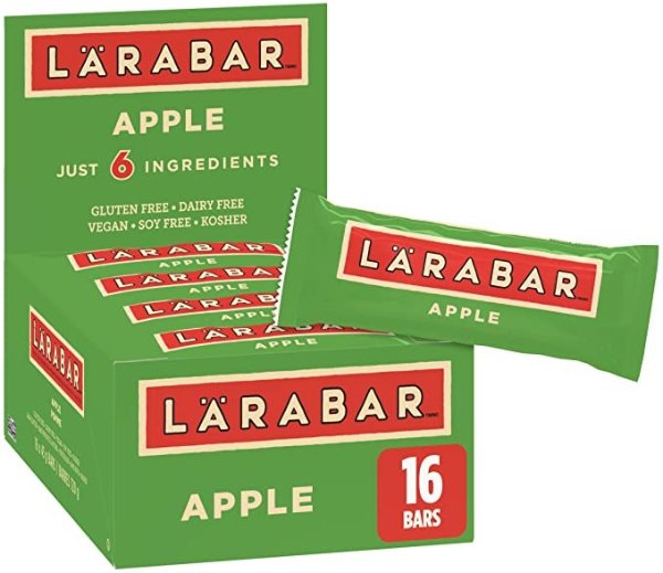Larabar 苹果水果坚果能量棒16个装