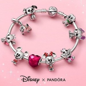 超后一天：Pandora x Disney 系列 米老鼠手镯$91 圆你童话梦