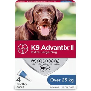 K9 Advantix II 狗狗体外驱虫剂4个月量 55磅以上体重