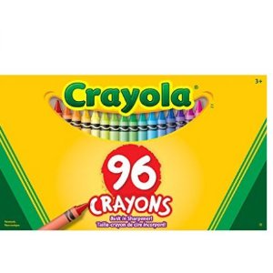 销量冠军 Crayola儿童蜡笔96支装（带卷笔刀）