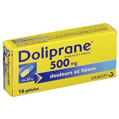 Doliprane® 500 mg - 退烧止疼胶囊
