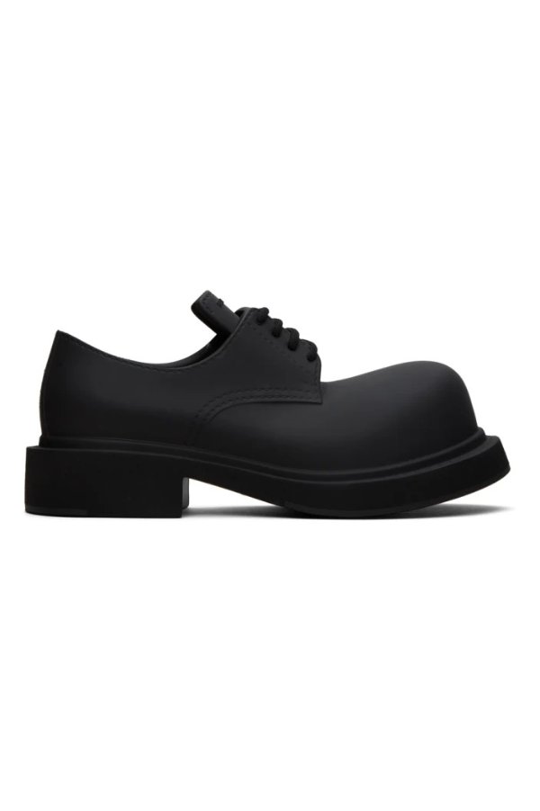 黑色厚底米奇鞋