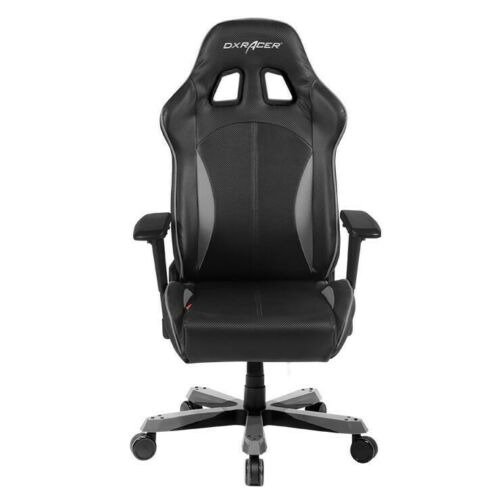 Ks57 Series Gaming Chair, Neck/Lumbar Support - Black & Carbon Grey
