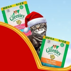 白菜价：Greenies 成年猫猫洁齿零食 减少牙垢堆积