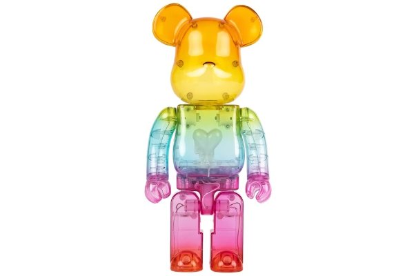 Bearbrick x Emotionally 彩虹渐变