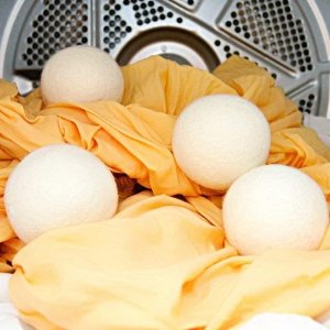 GOMILE 大号纯羊毛烘干球6个 可重复使用 提升烘干效率
