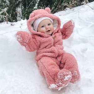 Carter's OshKosh 冬季防寒装备推荐 可爱小熊针织帽$10