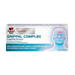 双心感冒药 GRIPPAL COMPLE X 缓解鼻塞、头痛、发热