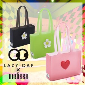 Melissa x Lazy Oaf 联名系列直降 City Bag小花手提包仅€28.4