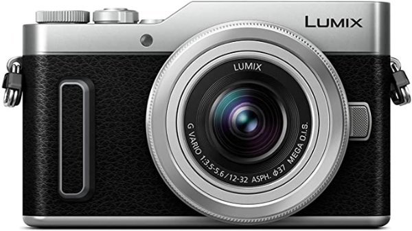 LUMIX DC-GX880KGNS 4K Micro Four Thirds Camera, Silver. Includes: LUMIX G Vario 12-32mm / F3.5-5.6 ASPH. / MEGA O.I.S. Lens