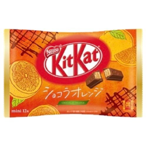 日本雀巢Nestle KitKat橘子味巧克力威化饼干 139.2g