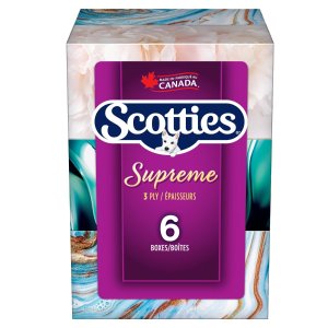 Scotties 加厚3层面巾纸6盒热卖 比Walmart便宜