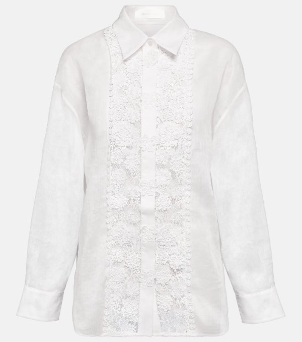 白色 蕾丝衬衫