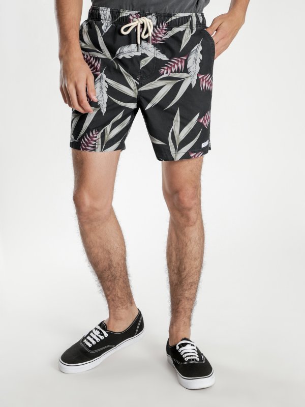 Paradise Beach Shorts in Charcoal 度假风短裤