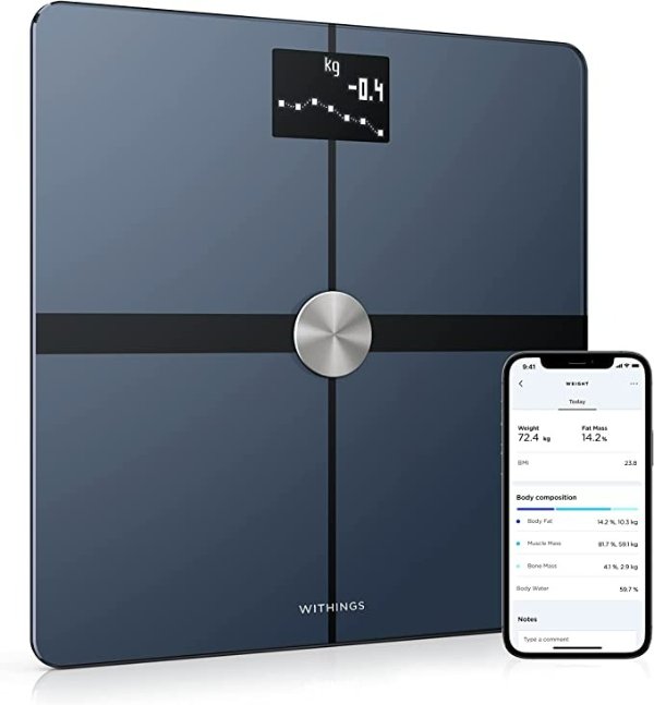 Body+ Smart Body Composition Wi-Fi Digital Scale with smartphone app