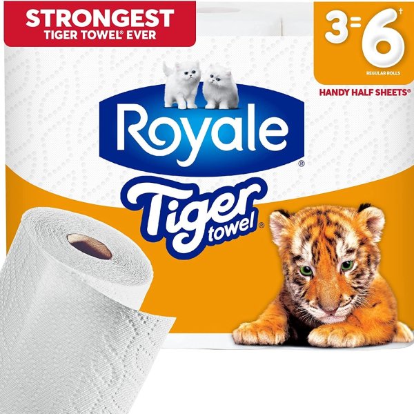 Royale Tiger 强力加厚厨房纸 3卷装