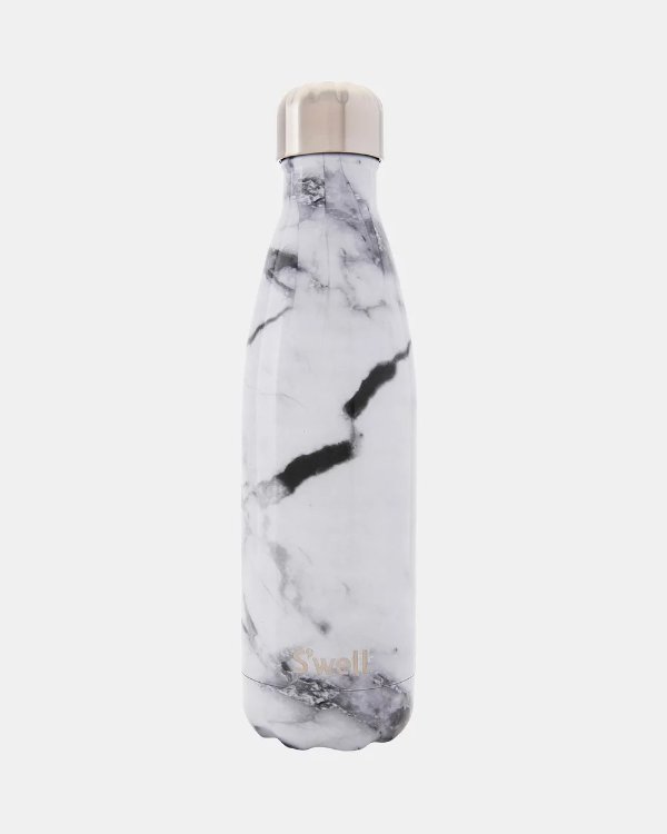 Insulated Bottle Element Collection 500ml White Marble