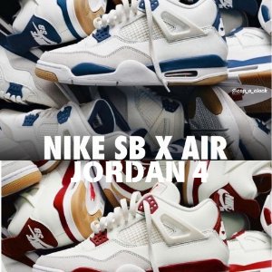 预计2025上线Nike SB x Air Jordan 4 SP 来了!