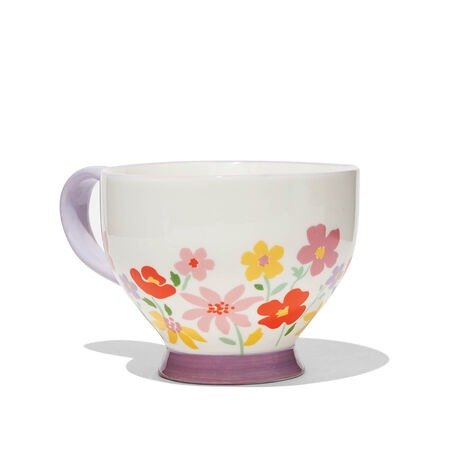 可爱花朵茶杯