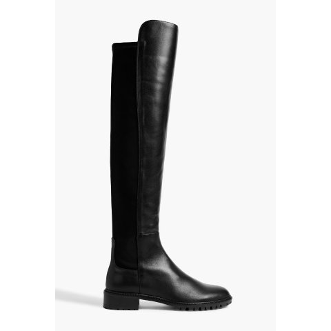 Keelan Leather And Neoprene Over The Knee Boots Keelan