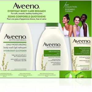 Aveeno 日常燕麦身体护理3件套 干敏皮保湿舒缓