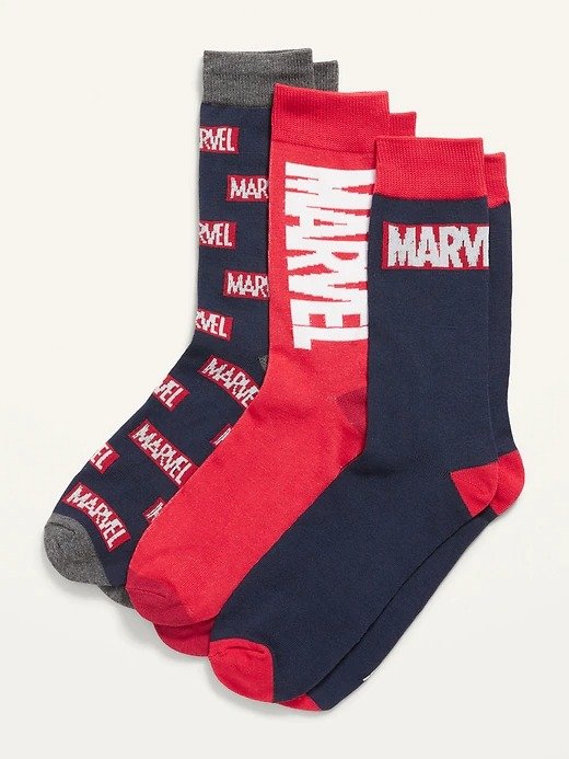 Licensed Pop-Culture Gender-Neutral Socks 3-Pack for Adults