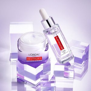 L'Oréal 欧莱雅 入紫熨斗、复颜玻尿酸眼霜 每天一个抗老小秘笈