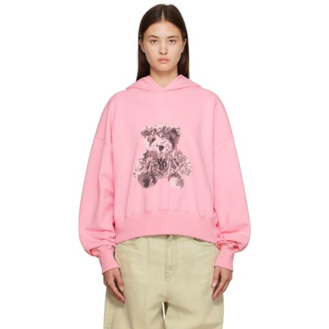 We11done像素印花小熊卫衣