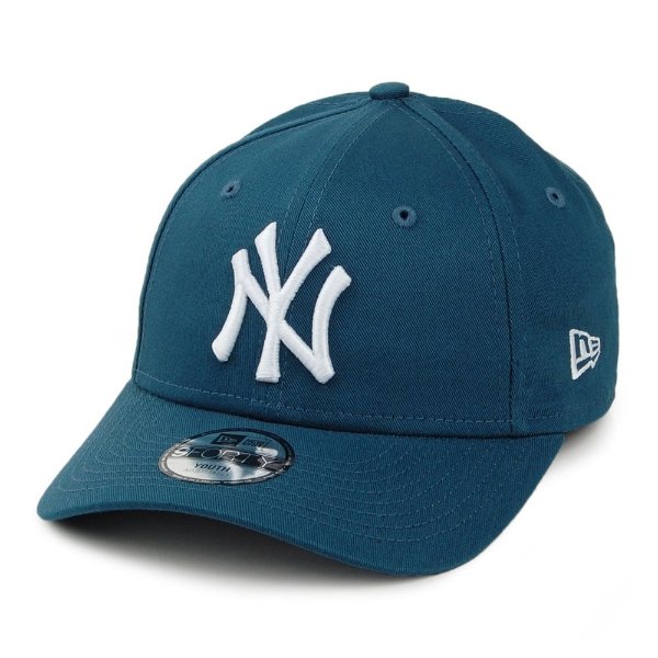 New Era Kids 9FORTY New York Yankees Baseball Cap - MLB TD Essential - Mid Blue
