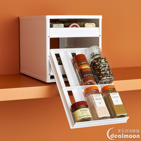 YouCopia Original SpiceStack 18-Bottle Spice Organizer with