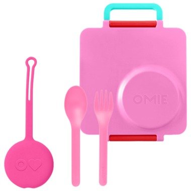 OmieLife 粉色餐盒套装
