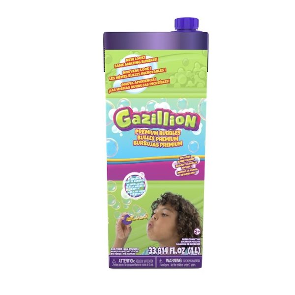 Gazillion Bubbles® 1L 盒装泡泡液