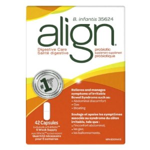 健胃整肠助消化： Align 益生菌补充胶囊 42粒