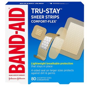 Band-Aid 弹力透气创口贴 家庭急救必备 保护创面 预防感染